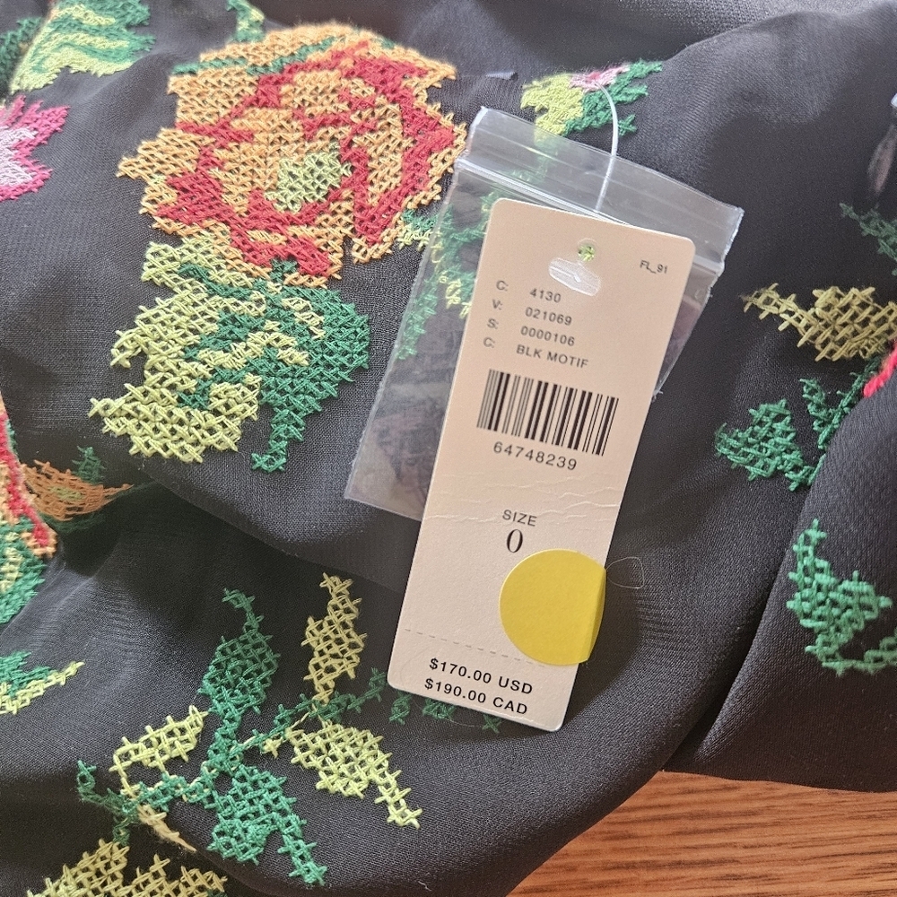 Anthropologie Eva Franco floral embroidery dress - Picture 4 of 13